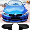 Bmw F33 - F34 M4 Tırnaklı Batman Yarasa Ayna Kapağı Piona Black ABS 2013-2020