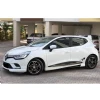 Renault Clio 4 Custom Yan Marşpiyel Seti Mat Siyah Plastik 2 Adet