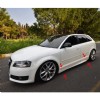 Audi A3 Yan Marşpiyel Seti Mat Siyah Plastik 2 Adet 2006 2007 2008 2009 2010 2011 2012