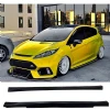 Ford Fiesta Mk6 Aero Yan Marşpiyel Seti Mat Siyah Plastik 2 Adet 2008-2017