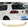 Vw Golf 6 GTI İthal Spoiler Parlak Siyah Plastik Spoyler 2009-2012