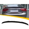 Audi A5 B8 4 Kapı M4 Bagaj Üstü İthal Spoiler Parlak Siyah Plastik Spoyler 2009-2016