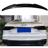 Audi A4 B9 Sedan M4 Bagaj Üstü İthal Spoiler Parlak Siyah Plastik Spoyler 2018+