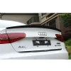 Audi A4 Sedan Bagaj Üstü İthal Spoiler Parlak Siyah Plastik Spoyler 2012-2016