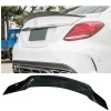 Mercedes C W204 PSM Bagaj Üstü İthal Spoiler Parlak Siyah Plastik Spoyler 2007-2014