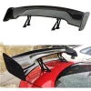 DTM ABS Tüm Araçlara Uyumlu Bagaj Üstü İthal Spoiler Parlak Siyah Plastik Spoyler