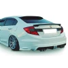 Honda Civic  Fb7 Amerikan Bagaj Üstü İthal Spoiler Parlak Siyah Plastik Spoyler