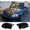 Hyundai Accent Admire Batman Yarasa Ayna Kapağı Parlak Siyah ABS 2003 2004 2005 2006