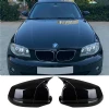 Bmw E87 Batman Yarasa Ayna Kapağı Piano Black ABS 2004 2005 2006 2007 2008 2009