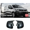 Peugeot Partner Batman Yarasa Ayna Kapağı Piona Black ABS 2019+