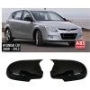 Hyundai i30 Sinyalsiz Batman Yarasa Ayna Kapağı Piona Black ABS 2009-2012