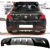 Peugeot 308 Difüzör Difizör Gri + Kare Egzoz Görünüm C Tip 2008 - 2011