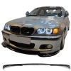 Bmw E46 MTech Ön Lip Plastik Parlak Siyah ön-ek-bodykit 1997 1998 1999 2000 2001 2002 2003 2004