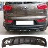 Kia Sportage Difüzör Difizör Siyah + Kare Egzoz Görünüm C Tip