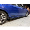 Honda Civic Fc5 Typer Yan Marşpiyel Seti Mat Siyah Plastik 2 Adet