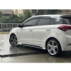 Hyundai i20 Custom Yan Marşpiyel Seti Mat Siyah Plastik 2 Adet