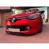 Renault Clio 4 Makyajsız Ön Ek Mat Siyah Plastik Karlık