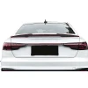 Audi A4 B9 Sedan M4 Bagaj Üstü İthal Spoiler Parlak Siyah Plastik Spoyler 2018+