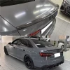 Audi A4 B9 S4 Bagaj Üstü İthal Spoiler Parlak Siyah Plastik Spoyler 2018+