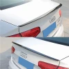 Audi A4 Sedan Bagaj Üstü İthal Spoiler Parlak Siyah Plastik Spoyler 2012-2016
