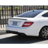 Mercedes C W204 Bagaj Üstü İthal Spoiler Parlak Siyah Plastik Spoyler 2007-2014
