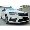 Skoda Octavia Mk3 VRS Ön Lip Parlak Siyah Plastik 2013-2017