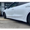Ford Focus 4 Sedan Marşpiyel Seti 2019 2020 2011 2022 Mat Siyah Plastik 2 Adet