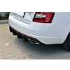 Skoda Octavia Mk3 Flap Flaplar Splitter Bıçak 5 Parça