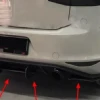 VW Golf 7 R Tampon Flap Flaplar Splitter Bıçak