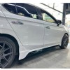 Honda City 2022 2023 Yan Marşpiyel Seti Mat Siyah Plastik 2 Adet