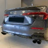 Honda Civic FE Yeni Model Arka Sağ-Sol Flap Parlak Siyah 2022+