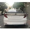 Fiat Egea Spoiler Parlak Siyah Plastik Spoyler