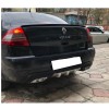 Renault Megane 2 Difüzör Difizör Gri + Kare Egzoz Görünüm C Tip 2002 - 2009