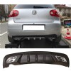 Vw Golf Mk5 Difüzör Difizör Siyah + Kare Egzoz Görünüm C Tip 2003-2009
