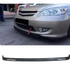 Honda Civic 2003 - 2006 Lgn Tip V2 Ön Lip Mat Siyah Uyumlu