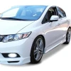 Honda Civic Fb7 Custom Yan Marşpiyel Seti Mat Siyah Plastik 2012 2013 2014 2015