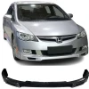 Honda Civic Fd6 Makyajsız 2006-2009 Kasa Için Makyajlı Ön Ek Karlık Mat Siyah Plastik