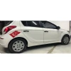 Hyundai I20 Twin   Marşpiyel Seti Mat Siyah Plastik 2008 2009 2010 2011 2012 2013 2014