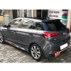 Hyundai i20  Custom Yan Marşpiyel Seti Plastik Mat Siyah 2014 2015 2016 2017 2018
