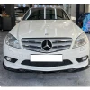 Mercedes W204 C180   Makyajsız Kasa Ön Ek Karlık Mat Siyah Plastik 2007 2008 2009 2010 2011
