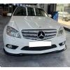 Mercedes W204 C180   Makyajsız Kasa Ön Ek Karlık Mat Siyah Plastik 2007 2008 2009 2010 2011