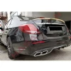 Mercedes W213 Bagaj Üstü Anatomik Spoiler Piona Black 2017 2018 2019 2020 2021 Ithal E Serisi