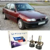 Opel Astra F Led Xenon Uzun + Kısa Far Ampulü H4 Mono Yeni Seri Beyaz 1993-1998 Uyumlu