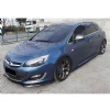 Opel Astra J Sedan Opc Marşpiyel Seti Mat Siyah Plastik 2009 2010 2011 20122013 2014