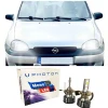Opel Corsa B Led Xenon Uzun + Kısa Far Ampulü H4 Mono Yeni Seri Beyaz 1993-2000 Uyumlu