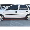 Opel Corsa C Yan Marşpiyel Seti Plastik Mat Siyah 2000 2001 2002 2003 2004 2005 2006 Uyumlu