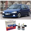 Peugeot 106 Led Xenon Uzun + Kısa Far Ampulü H4 Duo Yeni Seri Beyaz