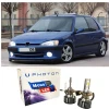 Peugeot 106 Led Xenon Uzun + Kısa Far Ampulü H4 Mono Yeni Seri Beyaz