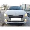 Peugeot 301 Makyajsız Kasa Ön Ek 2012 2013 2014 2015 2016 2017 Mat Siyah Plastik Ön Karlık