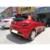 Renault Clio 4 Custom Yan Marşpiyel Seti Plastik Mat Siyah 2012-2019 Uyumlu
